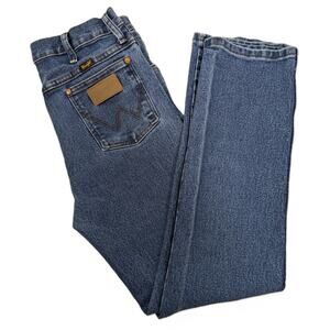Men's Wrangler Cowboy Cut Blue Jeans Size 32 X 32